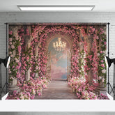 Lofaris Floral Light Auditorium Arch Door Wedding Backdrop